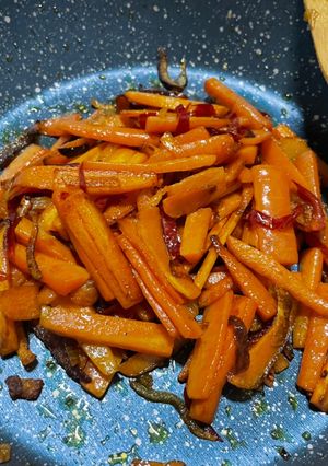 Foto resep Tumis wortel asin manis