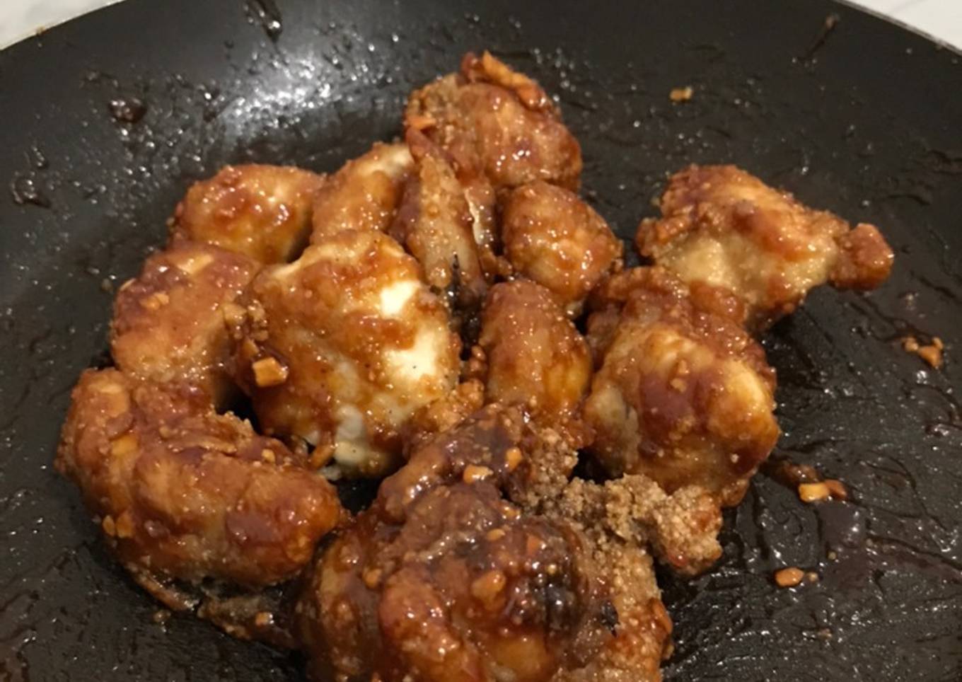 Ayam tepung karamel