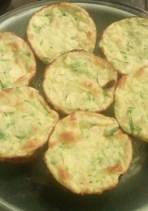 Una foto de Muffins de zapallitos