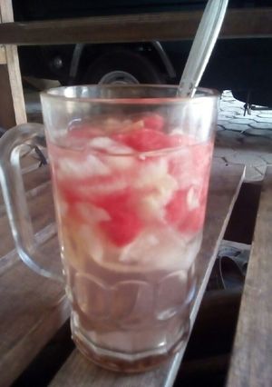 Foto resep Es timun semangka