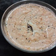 A picture of Coconut and peanut chutney.