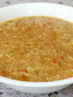 A picture of Hot & sour soup.