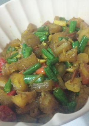 Foto resep Tumis cecek kacang panjang