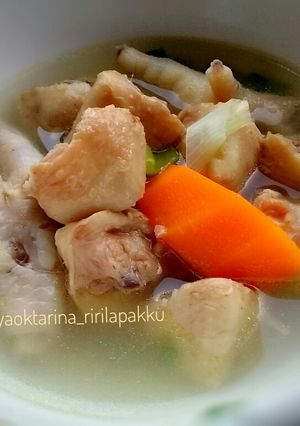 Foto resep Sop ceker dan buntut (brutu ayam) 😊