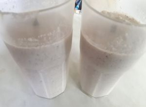 Una foto de Milkshake de oreo con helado (como el de mc)