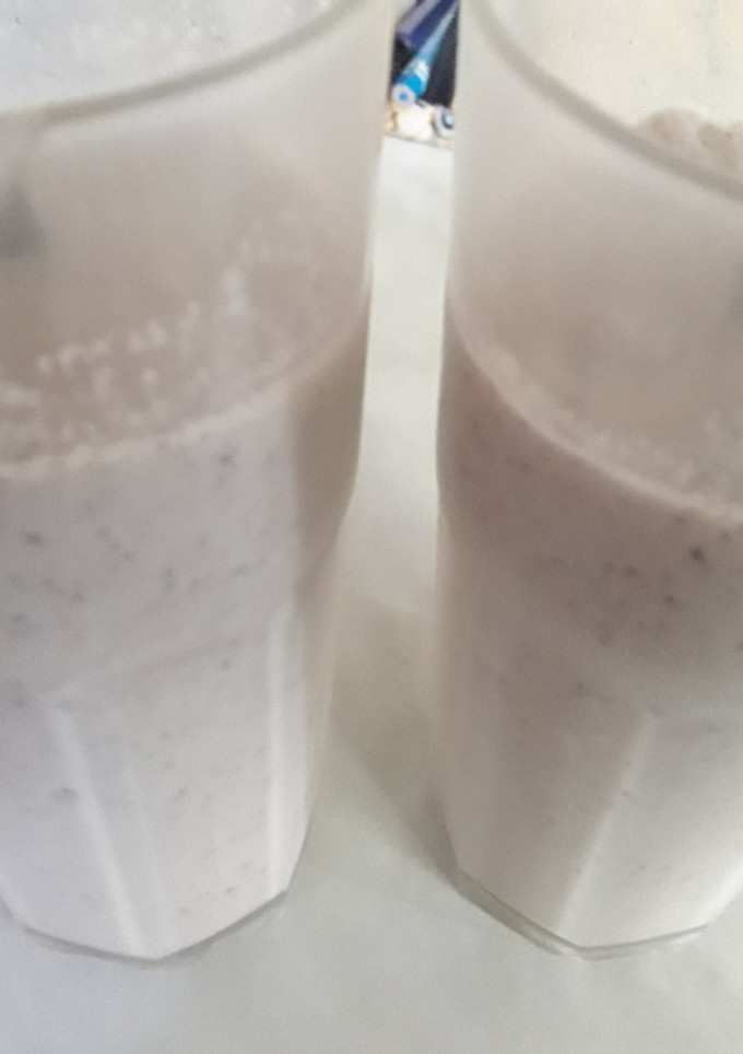 Una foto de Milkshake de oreo con helado (como el de mc)