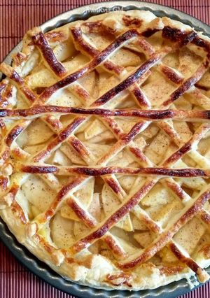 Una foto de Tarta De Manzana Enrejillada