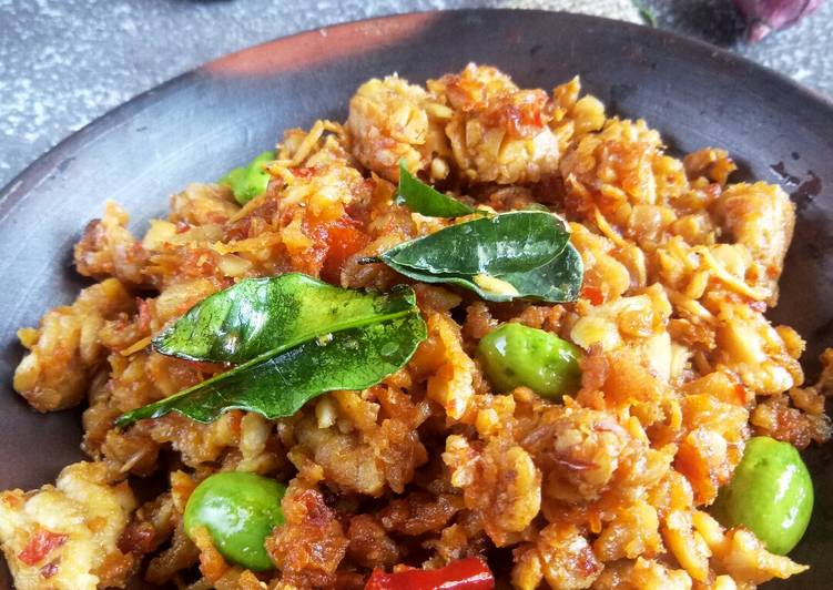 Sambel tempe pete