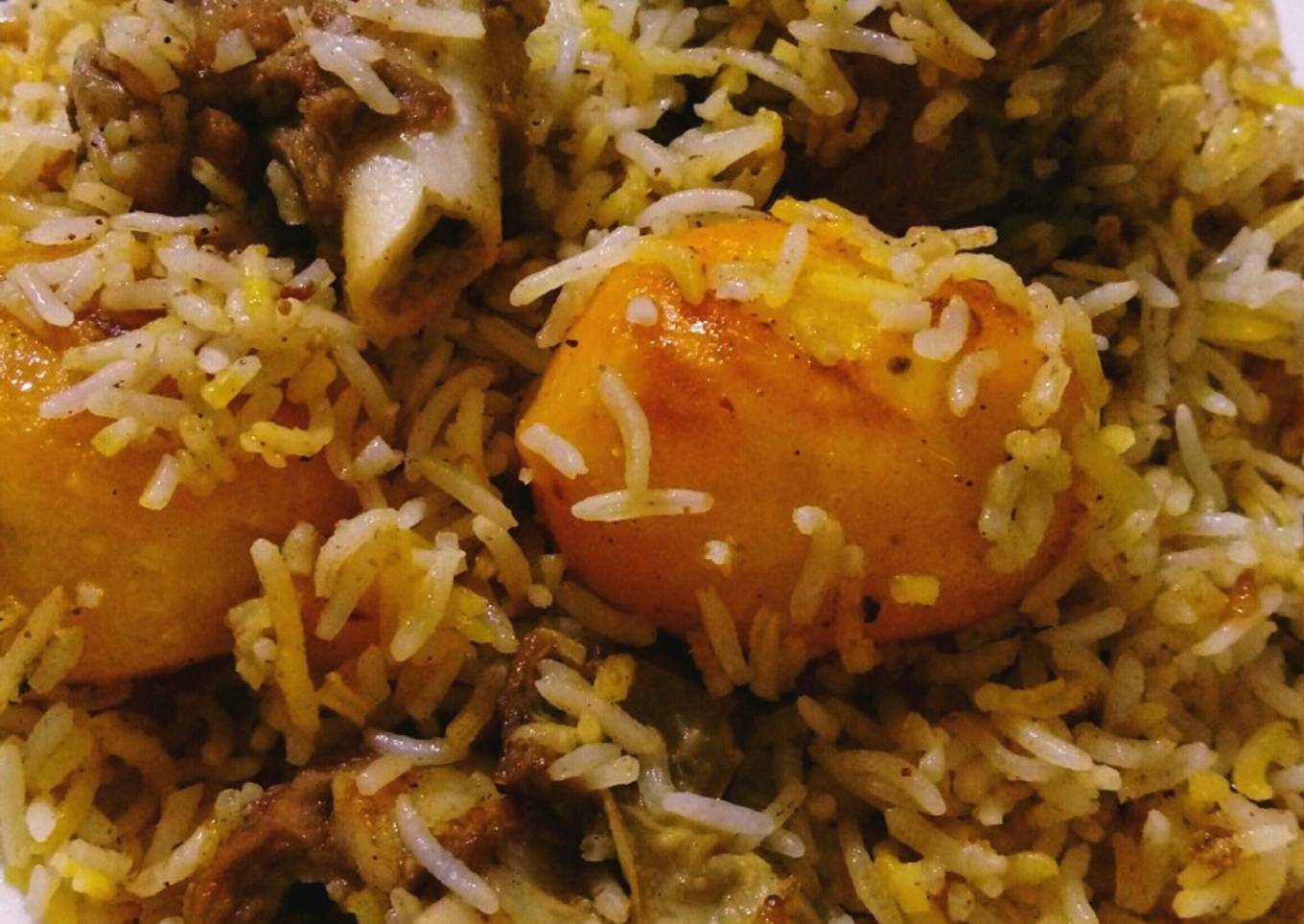 Mutton Biriyani in Kolkata Style