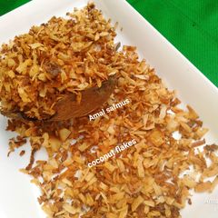 A picture of TOASTED SWEET COCONUT FLAKES(KWAKUMETI).