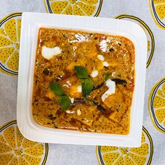 Dahi paneer A picture of Dahi paneer.