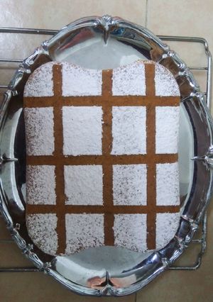 A picture of Ginger Carrot cake.