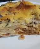 Lasaña de carne y salsa bechamel sin mantequilla
