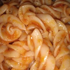 A picture of Red Sauce Pasta.
