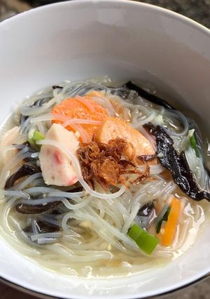Foto resep 🍲 Sup Bijag (Bihun Jagung)