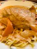 Pink Alfredo Chicken