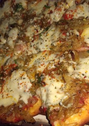 Una foto de Fugazzeta grill al roquefort, opcional con masa madre🙌🤤