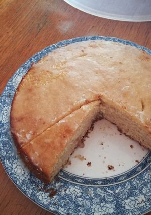 Una foto de Torta, bizcocho, ponqué con un huevo y sin mantequilla