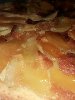 Una foto de Torta invertida de manzanas!