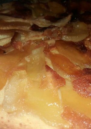 Una foto de Torta invertida de manzanas!