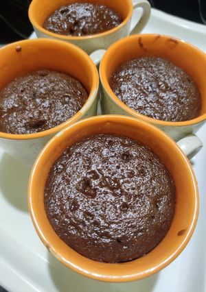 A picture of Coffee Flavoured Mug cake.