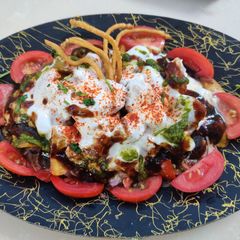 A picture of Bread corn chaat.