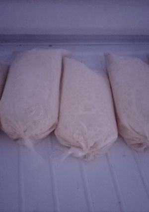 Una foto de Riquísimos bolis de plátano 🍌 con leche 🥛😍❤️