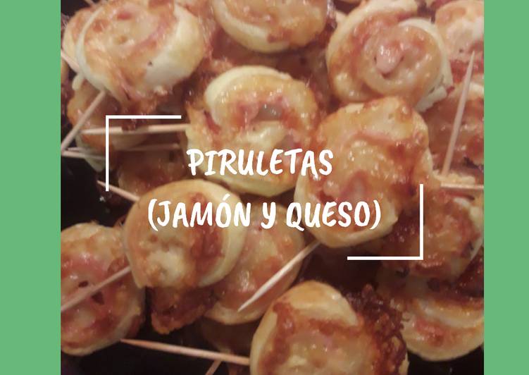 Piruletas de jamón y queso