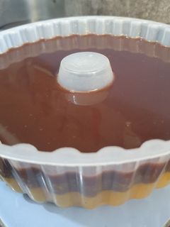 Foto resep Puding Mangga Coklat (cuma 1 bungkus agar-agar)