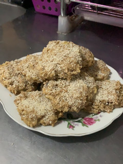Una foto de Galletas de Avena, Banana y Coco Rallado