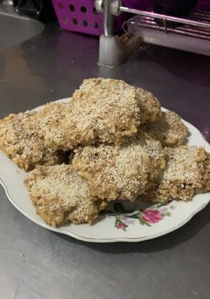 Una foto de Galletas de Avena, Banana y Coco Rallado