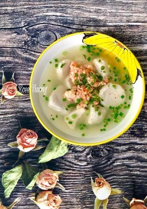 Hình của món Canh Khoai Sọ Nấu Tôm.