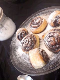 Gluténmentes, tejmentes, tojásmentes kakaós csiga recept fotója