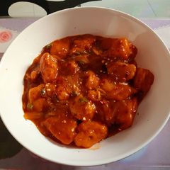 A picture of Potato manchurian.