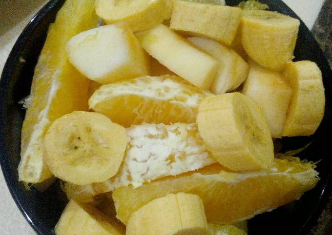 Steps to Prepare Perfect Golden Fruit Salad
