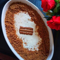 A picture of Three milk cake.