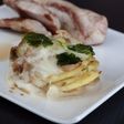 Secreto ibérico con tartar de patatas panadera y queso Arzúa-Ulloa
