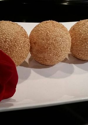 A picture of Sesame Balls (Onde-Onde).