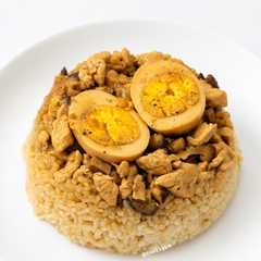 Nasi Tim Ayam Jamur-レシピのメイン写真