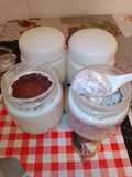Yogur griego de stracciatella casero