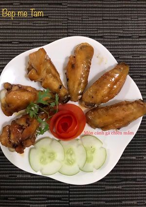 Hình của món Cánh gà chiên mắm.