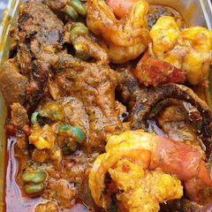 A picture of Ofe akwu stew(Banga stew).