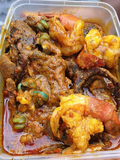 A picture of Ofe akwu stew(Banga stew).