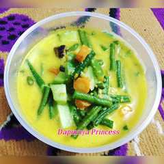 A picture of Sayur kacang panjang santan.