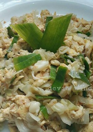 Foto resep Orak arik telur&kol
