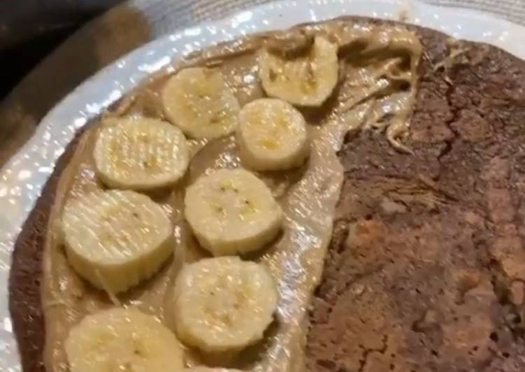 Panqueca de chocolate fit