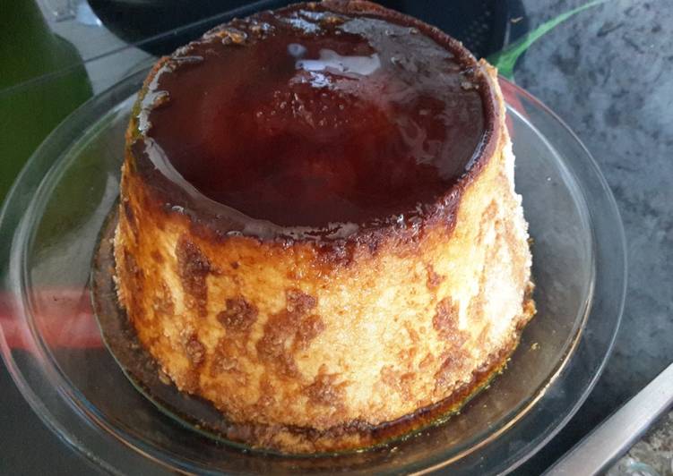 Flan de queso y coco (en thermomix)