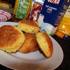 Olive Oil Scones A picture of Olive Oil Scones.