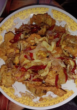 Foto resep Ayam popcorn bawang goreng