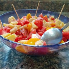 A picture of Fruit chaat.